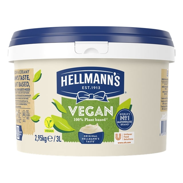 Hellmann's Vegan 3 lt - Πλούσια, ακαταμάχητη γεύση & εύκολη λύση στα vegan πιάτα